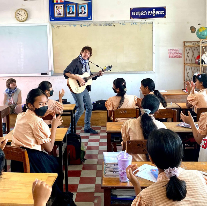 Marc Aymon et Milla - Cambodge - mars 2023
